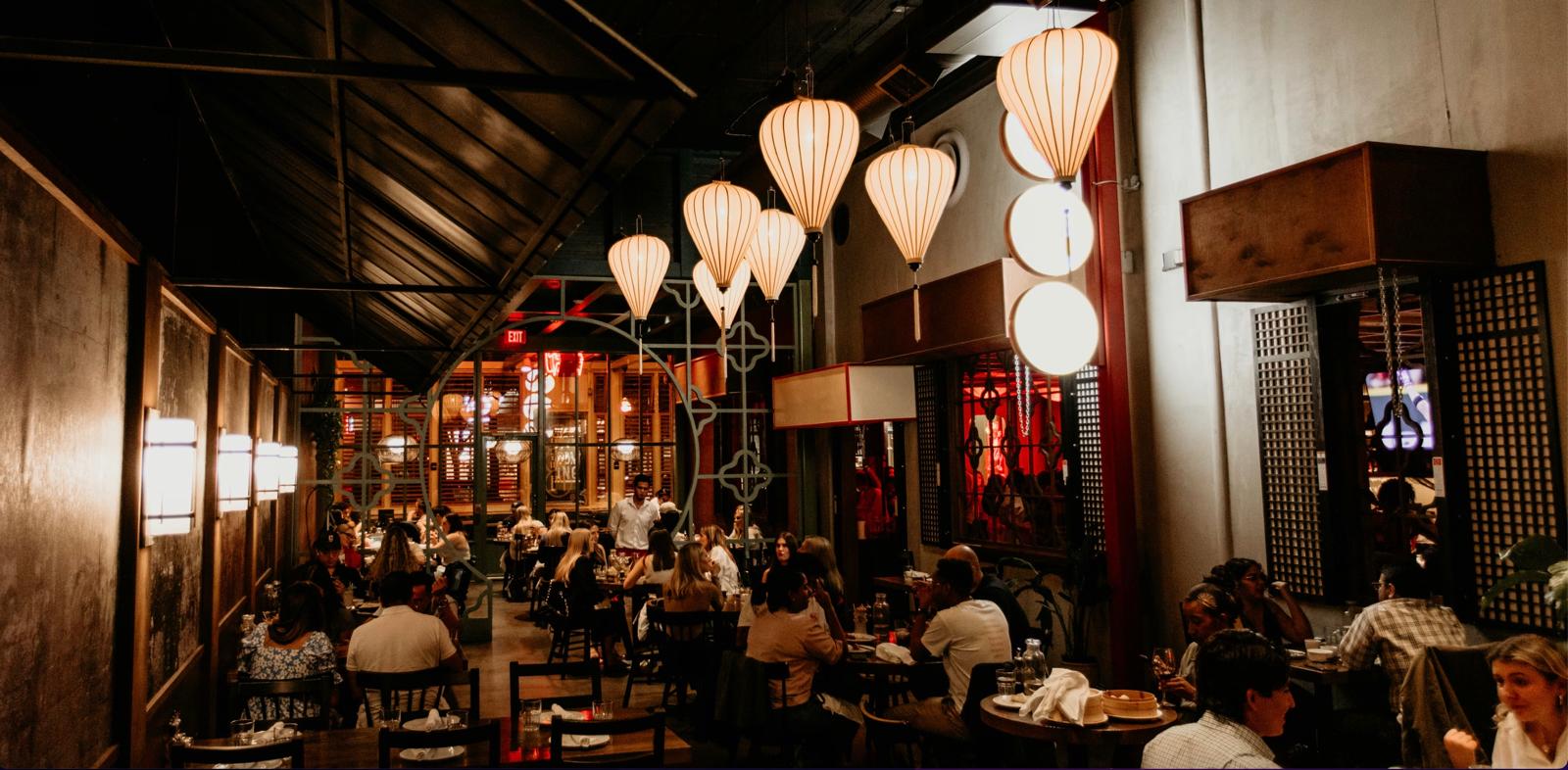Restaurant Interior Dark
